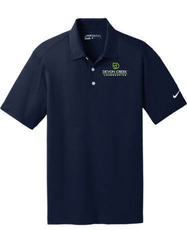 Devon Creek Nike Dri-FIT Vertical Mesh Polo (left chest embroidery full logo)